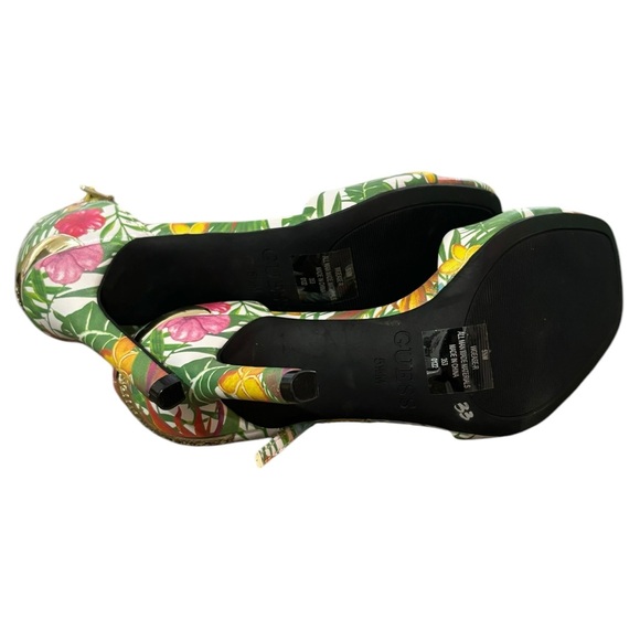guess tropical heels with golden details - Picture 4 of 4